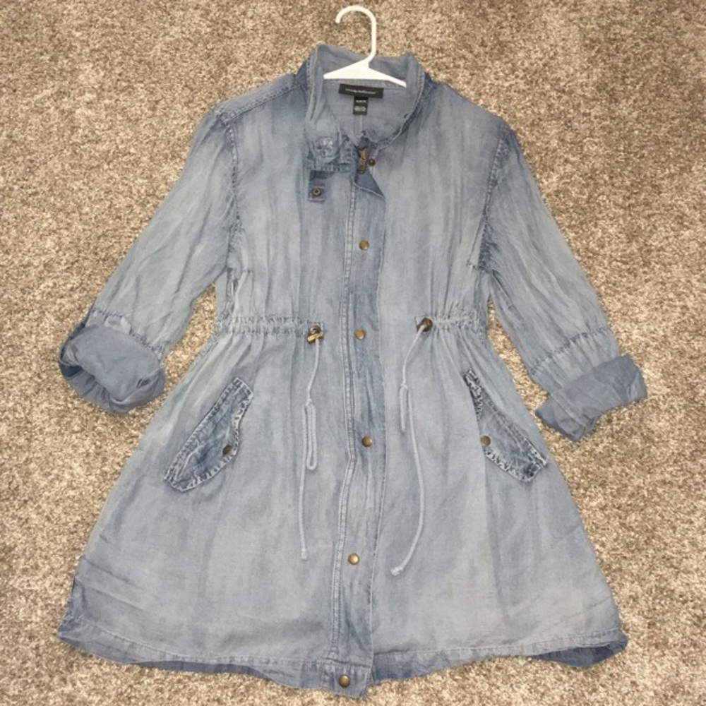 Wendy Bellissimo Drawstring Twill Maternity Jacket